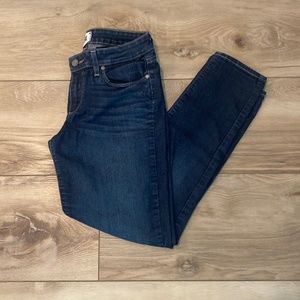 PAIGE Kylie Crop Jeans - size 27, Dark Wash, Straight Leg